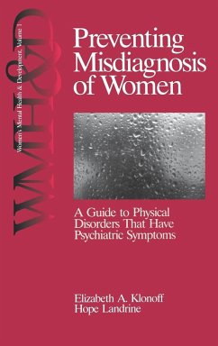 Preventing Misdiagnosis of Women - Klonoff, Elizabeth; Landrine, Hope