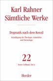 Karl Rahner Sämtliche Werke / Sämtliche Werke 22/1A, Tl.1A