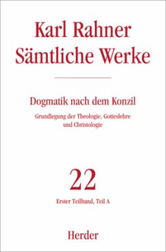 Karl Rahner Sämtliche Werke / Sämtliche Werke 22/1A, Tl.1A - Rahner, Karl