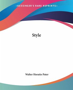 Style - Pater, Walter Horatio