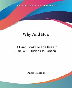 Why And How - Chisholm, Addie