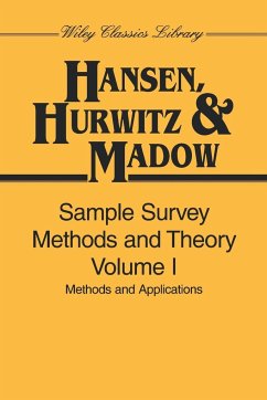 Sample Survey Methods and Theory, Volume 1 - Hansen, Morris H; Hurwitz, William N; Madow, William G