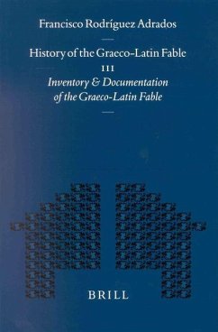 History of the Graeco-Latin Fable - Adrados, Francisco Rodríguez; Dijk, Gert-Jan van