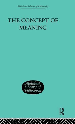 Cover The Concept of Meaning