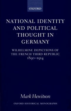 National Identity and Political Thought in Germany - Hewitson, Mark