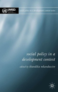 Social Policy in a Development Context - Mkandawire, Thandika (ed.)