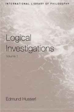 Logical Investigations Volume 1 - Husserl, Edmund