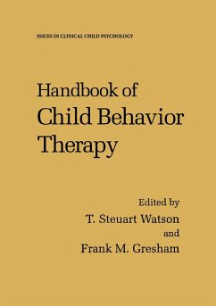 Handbook of Child Behavior Therapy - Watson