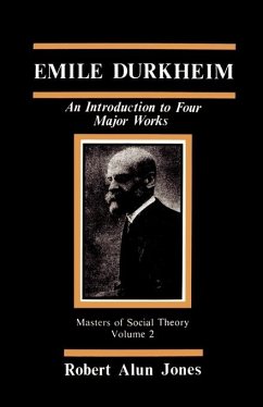 Emile Durkheim - Jones, Robert Alun