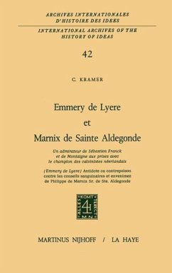 Emmery de Lyère et Marnix de Sainte Aldegonde - Kramer, C.