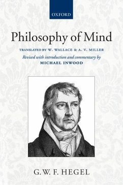 Hegel: Philosophy of Mind - Wallace, W.; Miller, A V; Inwood, Michael