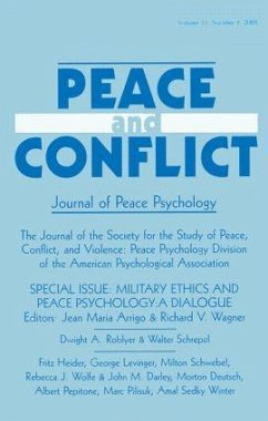 Military Ethics and Peace Psychology