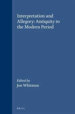 Interpretation and Allegory: Antiquity to the Modern Period