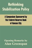 Rethinking Stabilization Policy
