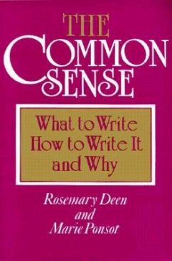 The Common Sense - Deen, Rosemary; Ponsot, Marie