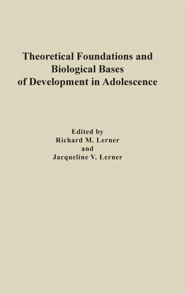 Theoretical Foundations and Biological Bases of Development in Adolescence Theoretical Foundations and Biological Bases of Development in Adolescence