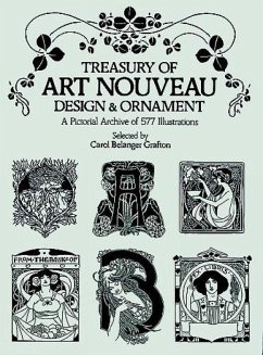 Treasury of Art Nouveau Design & Ornament - Grafton, Carol Belanger; Grafton, Carol