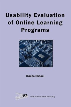 Usability Evaluation of Online Learning Programs - Ghaoui, Claude