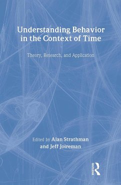 Understanding Behavior in the Context of Time
