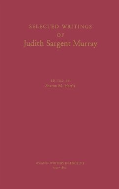 Cover Selected Writings of Judith Sargent Murray