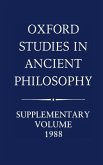 Oxford Studies in Ancient Philosophy