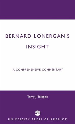 Bernard Lonergan's Insight - Tekippe, Terry J.