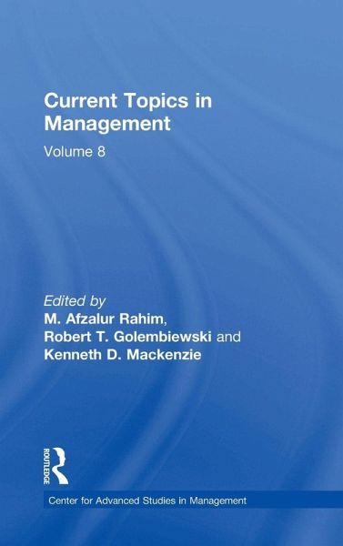 Current Topics in Management Current Topics in Management