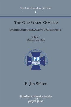 The Old Syriac Gospels - Wilson, Jan