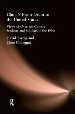 China'S Brain Drain To Uni Sta - Zweig, David; Changgui, Chen
