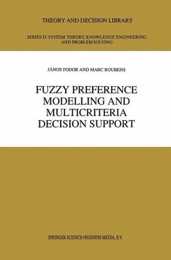 Fuzzy Preference Modelling and Multicriteria Decision Support - Fodor, János;Roubens, M. R.