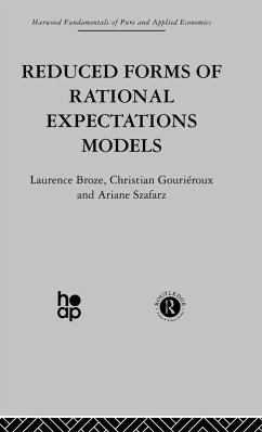 Reduced Forms of Rational Expectations Models - Broze, L.; Gourieroux, C.; Szafarz, A.