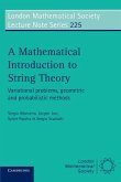 A Mathematical Introduction to String Theory