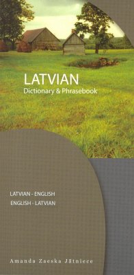 Latvian-English/English-Latvian Dictionary & Phrasebook - Jatniece, Amanda