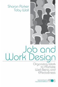 Job and Work Design - Wall, Toby;Parker, Sharon