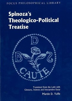 Theologico-Political Treatise - Spinoza, Baruch