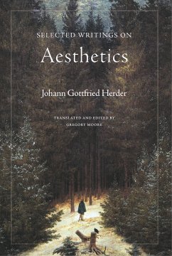 Selected Writings on Aesthetics - Herder, Johann Gottfried