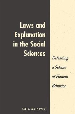 Laws And Explanation In The Social Sciences - Mcintyre, Lee C