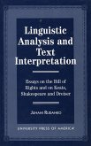 Linguistic Analysis and Text Interpretation