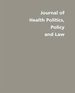 Journal of Health Politics, Policy and Law, Medicare Intentions, Effects, and Politics - Peterson, Mark A