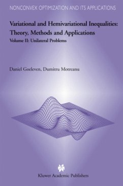 Variational and Hemivariational Inequalities - Theory, Methods and Applications - Goeleven, Daniel;Motreanu, Dumitru