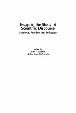 Essays in the Study of Scientific Discourse - Battalio, John