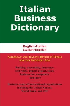 Italian Business Dictionary: English-Italian, Italian-English - Sofer, Morry