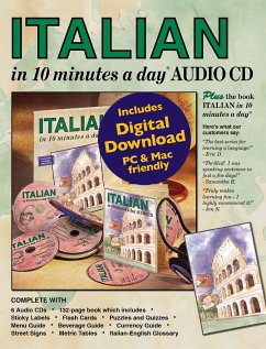 Italian in 10 Minutes a Day Audio CD: Language Course for Beginning and Advanced Study. Includes Workbook, Flash Cards, Sticky Labels, Menu Guide, Sof - Kershul, Kristine K.