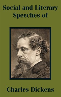 Cover Social and Literary Speeches of Charles Dickens