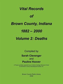 Vital Records of Brown County, Indiana - Clevenger, Sarah