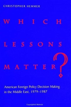 Which Lessons Matter? - Hemmer, Christopher