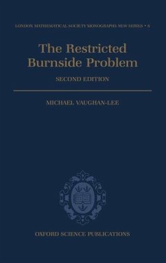 The Restricted Burnside Problem - Vaughan-Lee, Michael