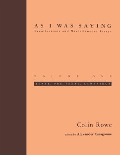 Cover As I Was Saying, Volume 1