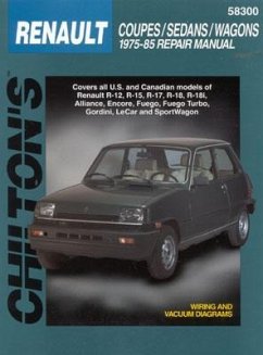 Renault Coupes, Sedans, and Wagons, 1975-85 - Chilton Automotive Books; Chilton