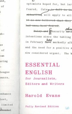 Essential English for Journalists, Editors and Writers - Gillan, Crawford; Evans, Harold